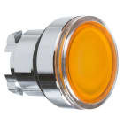 Schneider Electric - Harmony XB4 - tête bouton poussoir - affleurant pour étiquette - Ø22 - jaune