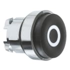 Schneider Electric - Harmony XB4 - tête bouton poussoir à impulsion - Ø22 - dépassant - noir