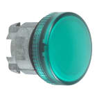 Schneider Electric - Harmony XB4 - tête voyant lumineux DEL - Ø22 - lisse - pour étiquette - vert