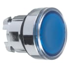 Schneider Electric - Harmony XB4 - tete bouton poussoir - affleurant pour etiquette - D22 - bleu