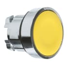 Schneider Electric - Harmony XB4 - tete bouton poussoir - D22 - affleurant - jaune