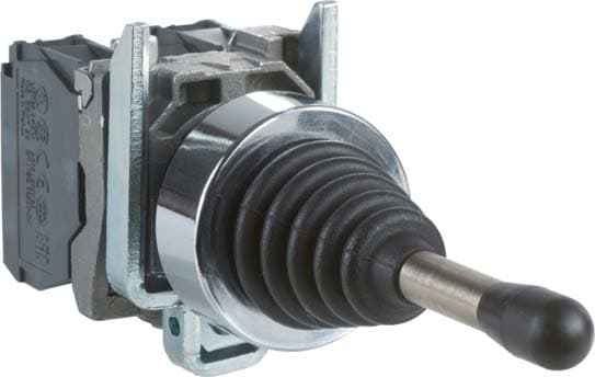 Schneider Electric - Harmony XB4 - manipulateur Ø22 - 5 positions - Rappel à ressort position 0 - 1F