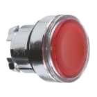 Schneider Electric - Harmony XB4 - tête bouton poussoir - affleurant pour étiquette - Ø22 - rouge
