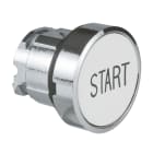 Schneider Electric - Harmony XB4 - tete bouton poussoir - affleurant - D22 - blanc - texte 'START'