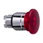 Schneider Electric - Harmony XB4 - tête bouton coup de poing lumineux DEL - Ø40 - rouge