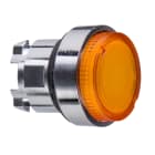 Schneider Electric - Harmony XB4 - tête bouton poussoir lumineux DEL - Ø22 - dépassant - orange