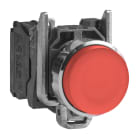 Schneider Electric - Harmony XB4 - bouton poussoir a impulsion - D22 - depassant - rouge - 1F - vis