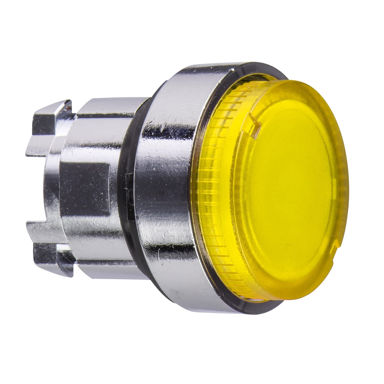 Schneider Electric - Harmony XB4 - tête bouton pousser-pousser lumineux - Ø22 - dépassant - jaune