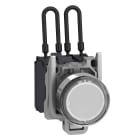 Schneider Electric - Harmony XB4 - voyant lumineux DEL - Ø22 - test lampe - blanc - 24V - vis étrier