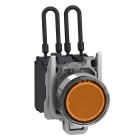 Schneider Electric - Harmony XB4 - voyant lumineux DEL - Ø22 - test lampe - orange - 24V - vis étrier