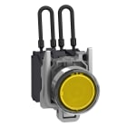 Schneider Electric - Harmony XB4 - voyant lumineux DEL - Ø22 - test lampe - jaune - 24V - vis étrier
