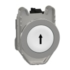 Schneider Electric - Harmony XB4 - bouton poussoir à impuls - flush - marqué - blanc - 1F - vis
