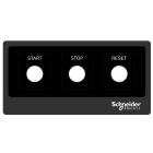 Schneider Electric - Harmony - plastron 200x100 - personnalisé via configurateur