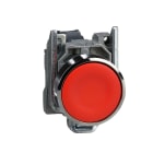 Schneider Electric - Harmony XB4 - bouton poussoir à impulsion - Ø22 - rouge - 1O - vis étrier