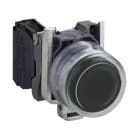 Schneider Electric - Harmony XB4 - bouton poussoir à impulsion - Ø22 - capuchonné - noir - 1F - vis