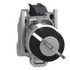 Schneider Electric - Harmony XB4 - bouton à clé 455 - Ø22 - 2 pos fix - retr G - 1F - vis étrier