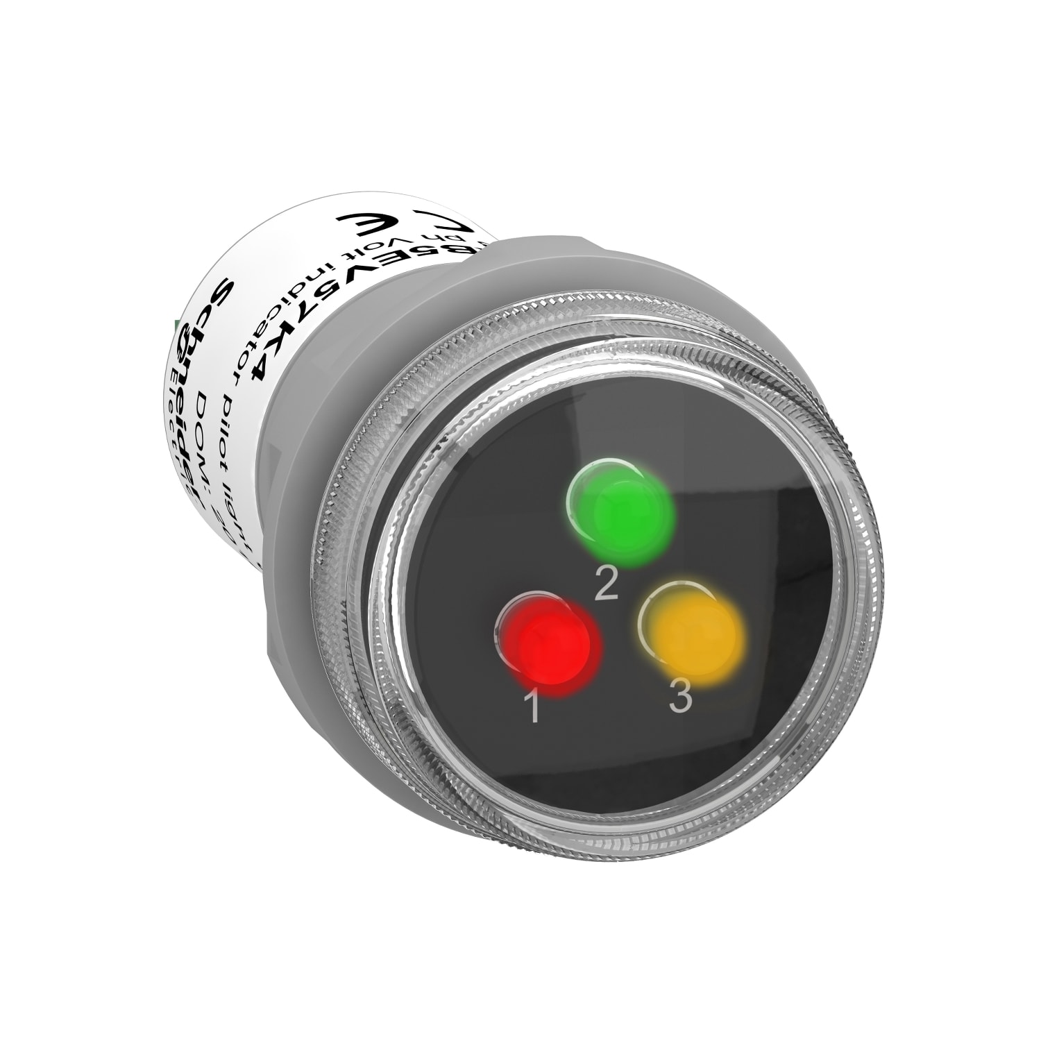 Harmony XB5 - Voyant de presence 3 phases - LED - rouge vert jaune ...