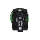 Schneider Electric - Harmony XB5 - voyant lumineux DEL - flush - vert - 230V - vis étrier