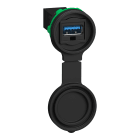 Schneider Electric - Harmony XB5 - prise USB 3.0 A- cache souple de protection - diam 22 - IP 65/67