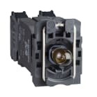 Schneider Electric - Harmony XB5 - corps bouton poussoir lumineux BA9s - 1O+1F - transfo 230V - vis