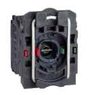 Schneider Electric - Harmony XB5 - corps bouton poussoir lumineux BA9s - 1O+1F - 250V max - vis étr