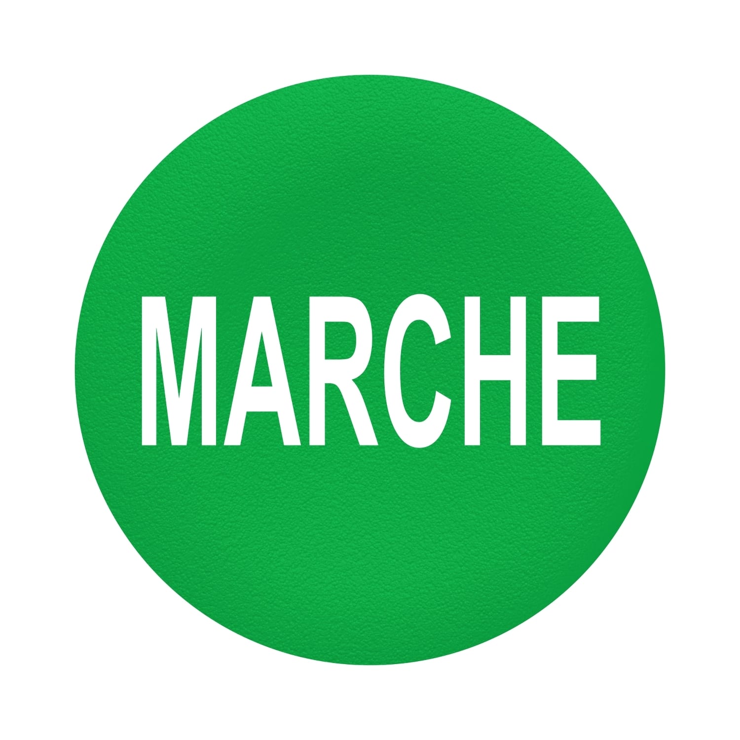 Schneider Electric - Harmony - capsule pr bouton poussoir - Ø22 - affleurant lisse - 'MARCHE' - vert