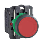 Schneider Electric - Harmony XB5 - bouton poussoir à impulsion - Ø22 - rouge - 1O - vis étrier