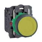 Schneider Electric - Harmony XB5 - bouton poussoir à impulsion - Ø22 - jaune - 1O+1F - vis étrier