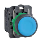 Schneider Electric - Harmony XB5 - bouton poussoir à impulsion - Ø22 - bleu - 1F - vis étrier