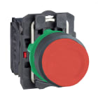 Schneider Electric - Harmony XB5 - bouton poussoir a impulsion - D22 - depassant - rouge - 1O