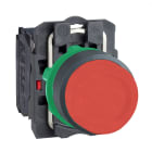 Schneider Electric - Harmony XB5 - bouton poussoir à impulsion - Ø22 - dépassant - rouge - 1O