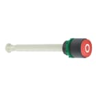 Schneider Electric - Harmony XB5 - bouton pouss RAZ Ø22 - course 17/120 - dépassant - marqué - rouge