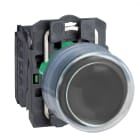 Schneider Electric - Harmony XB5 - bouton poussoir à impulsion - Ø22 - capuchonné - noir - 1F - vis