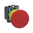 Harmony - bouton poussoir arret d'urgence XB5 - D 22mm - rouge - pousser-tirer