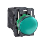 Schneider Electric - Harmony XB5 - voyant lumineux BA9s - Ø22 - vert - 230V - vis étrier