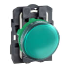 Schneider Electric - Harmony XB5 - voyant lumineux BA9s - Ø22 - vert - direct 250V max - vis étrier