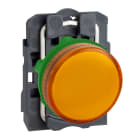 Schneider Electric - Harmony XB5 - voyant lumineux BA9s - Ø22 - orange - direct 250V max - vis étrier