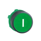 Schneider Electric - Harmony XB5 - tête bouton poussoir - affleurant - Ø22 - vert - texte 'I'