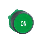Schneider Electric - Harmony tête de bouton-poussoir - Ø22 - vert - blanc ACTIVE