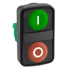 Schneider Electric - Harmony tête bouton-poussoir double touche Ø22 vert + rouge E S IP66, IP69 K