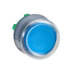 Schneider Electric - Harmony tête de bouton poussoir + capuchon IP69K - Ø22 - bleu