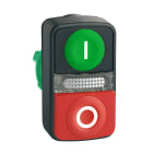 Schneider Electric - Harmony tete bouton-poussoir double touche D22 vert + rouge E S IP66, IP69K