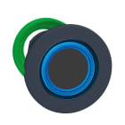 Schneider Electric - Harmony XB5 - tête bouton poussoir lum DEL - flush - anneau - bleu