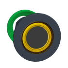 Schneider Electric - Harmony XB5 - tête bouton poussoir lum DEL - flush - anneau - jaune