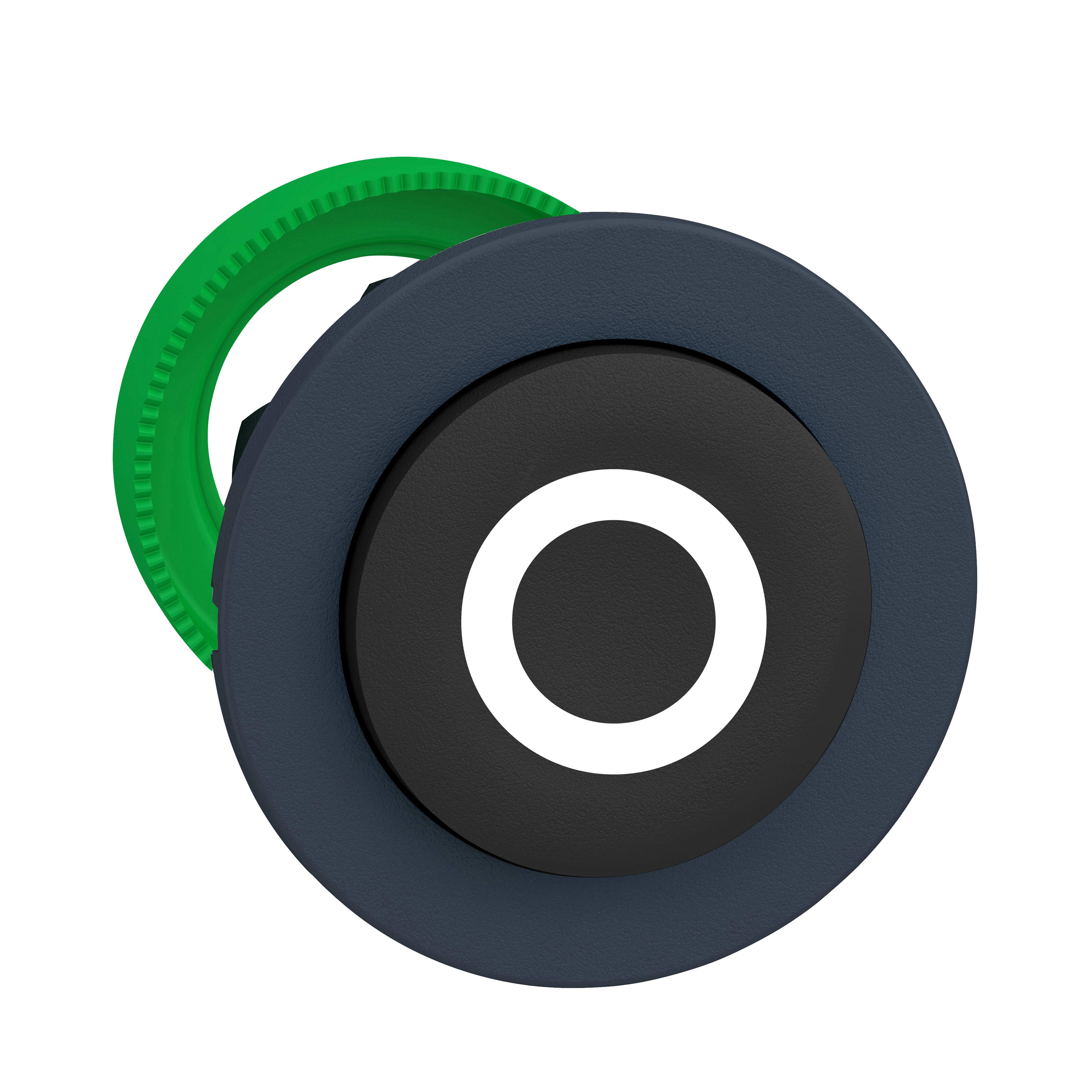 Schneider Electric - Harmony XB5 - tête bouton poussoir - flush - dépassant - marqué - noir