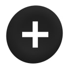 Schneider Electric - black plain cap and for flush pushbutton