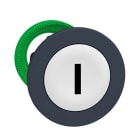 Schneider Electric - Harmony XB5 - tête bouton poussoir à impulsion - flush - marqué - blanc