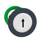 Schneider Electric - Harmony XB5 - tête bouton poussoir à impulsion - flush - marqué - blanc