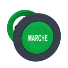 Schneider Electric - Harmony XB5 - tête bouton poussoir à impulsion - flush - marqué - vert