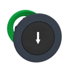 Schneider Electric - Harmony XB5 - tête bouton poussoir à impulsion - flush - marqué - noir